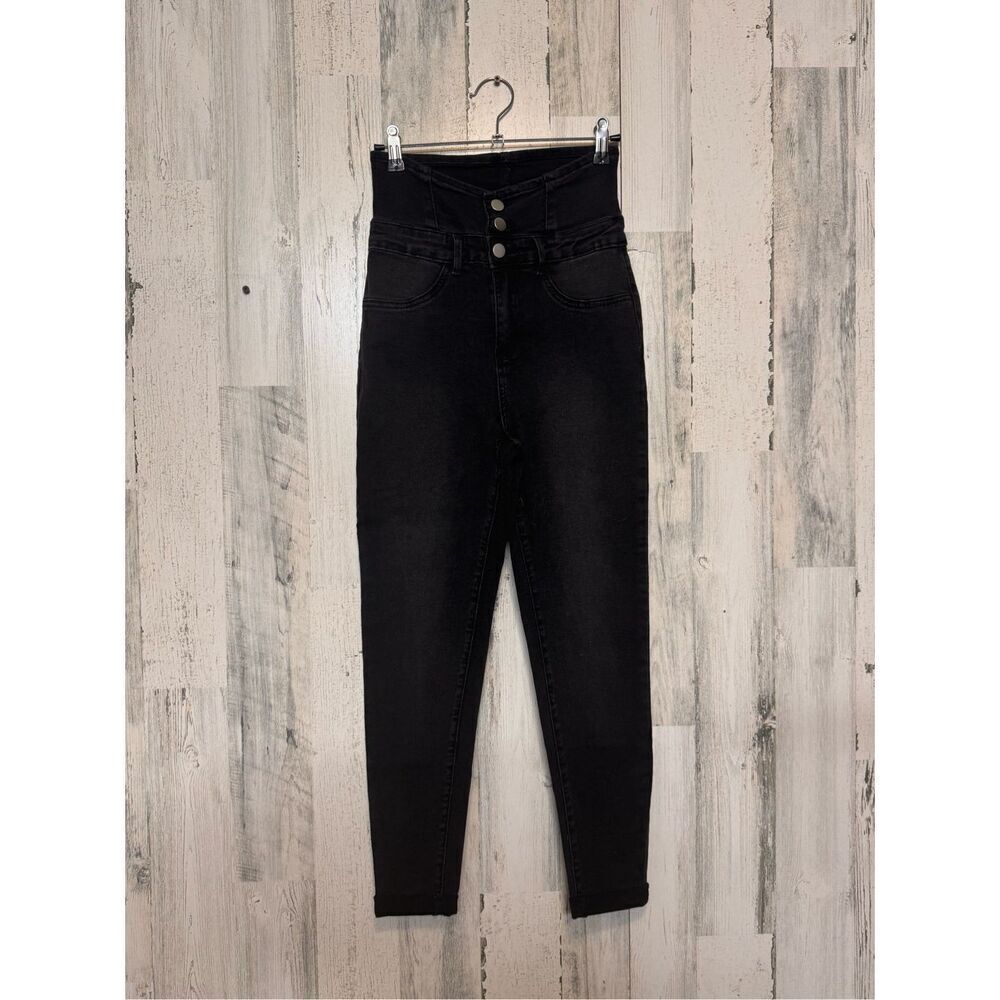 Shein Black High Waist Skinny Jeans – Size 26 Small